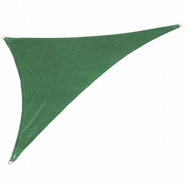 Gale Pacific Usa Inc Gale Pacific USA 473969 Coolaroo Coolhaven SHADE SAIL RT TRI 15'x12'x9'   Heritage Green with Fixing Kit 473969